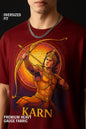 Karna Oversized T-Shirt – The Warrior of Honor & Destiny